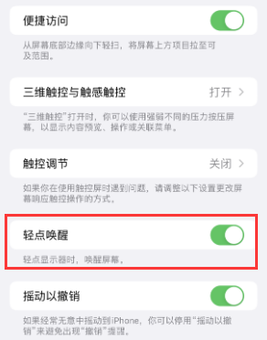 麻城苹果授权维修站分享iPhone轻点无法唤醒怎么办