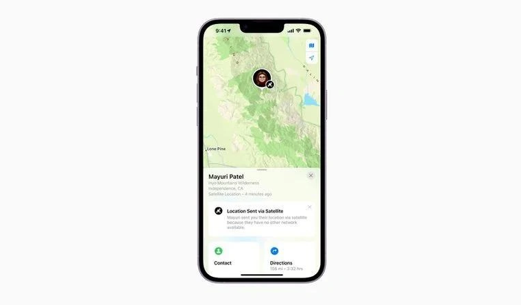 麻城苹果14维修分享iPhone14系列中 FindMy功能通过卫星分享位置方法教程 