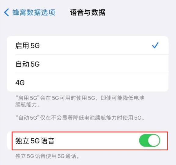 麻城苹果14维修分享iPhone 14 Pro如何开启VoNR 