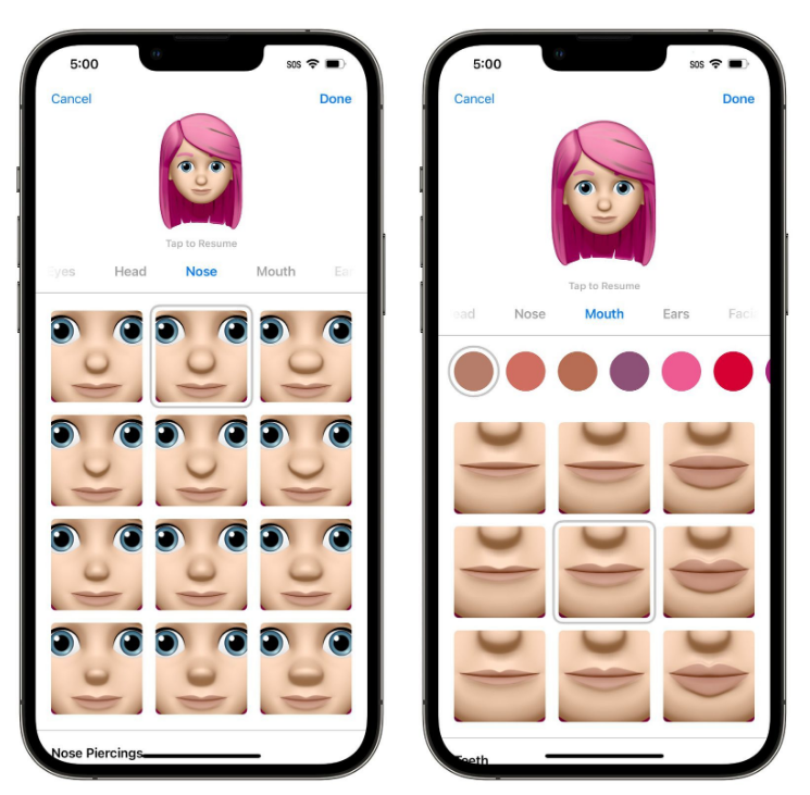 麻城苹果手机维修分享​iOS 16中的拟我表情有了哪些变化和升级 