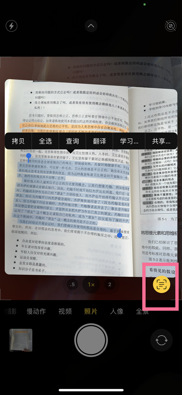 麻城苹果手机维修分享iOS 15照片文字怎么提取 